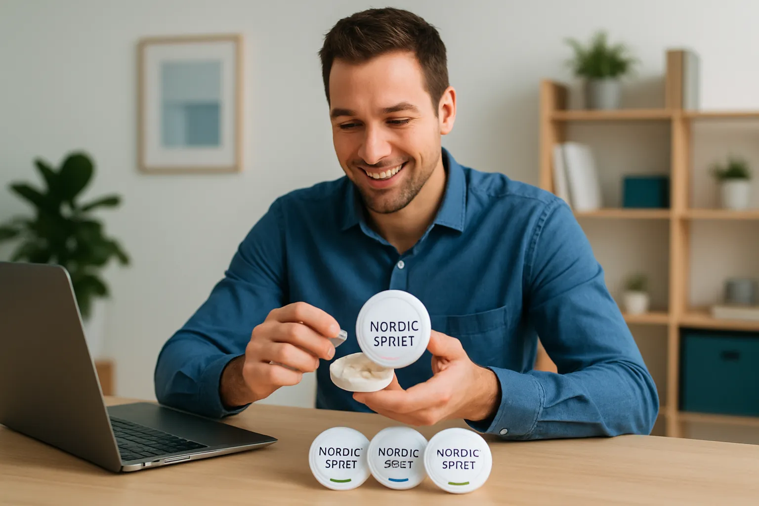 Verschiedene Nordic Spirit Nikotinbeutel Dosen in Premium-Design